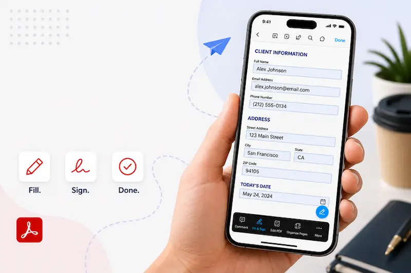 Add Images, Signatures, or Annotations to a PDF