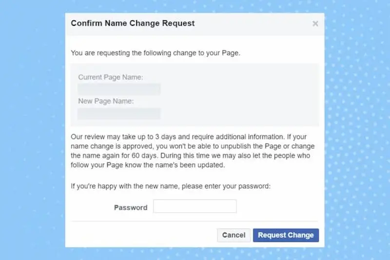 How to Edit Facebook Page Name