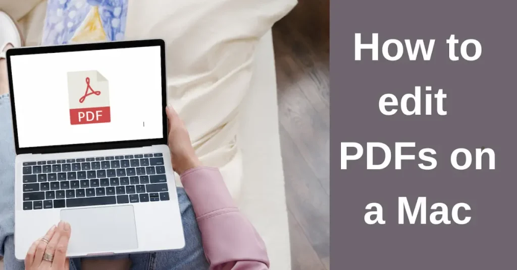 How To Edit Pdf In Mac