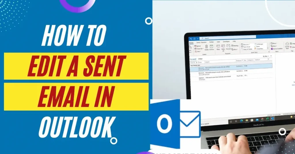 How To Edit Sent Mail In Outlook