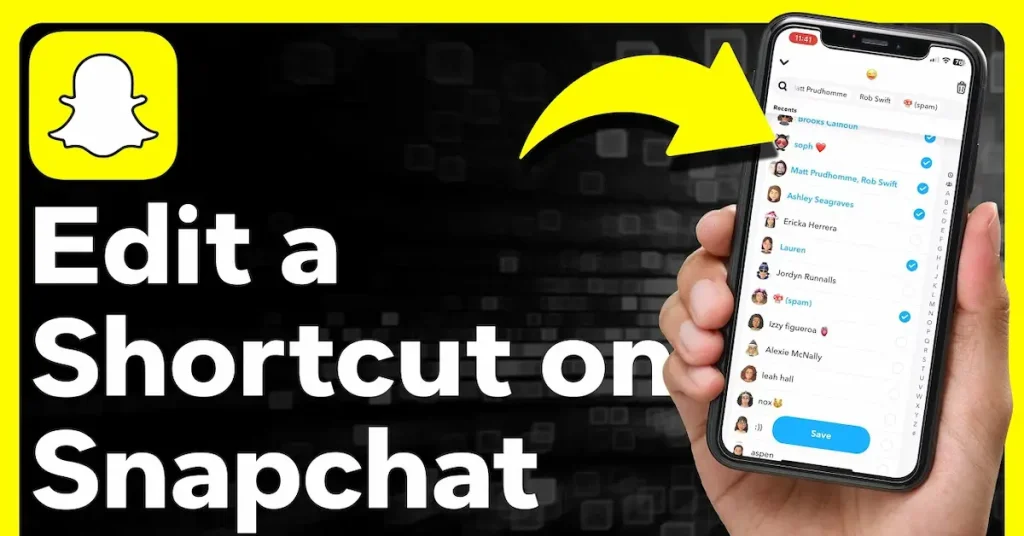 How To Edit Shortcut In Snapchat