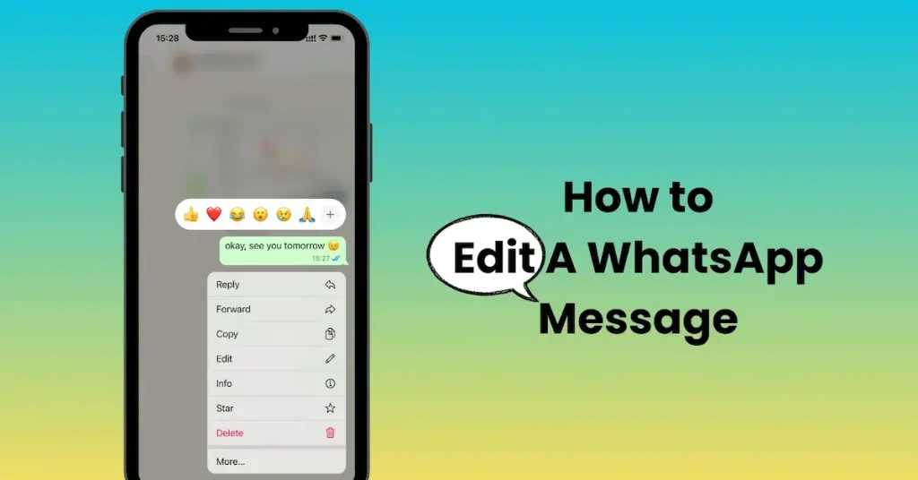 How To Edit Text In Whatsapp