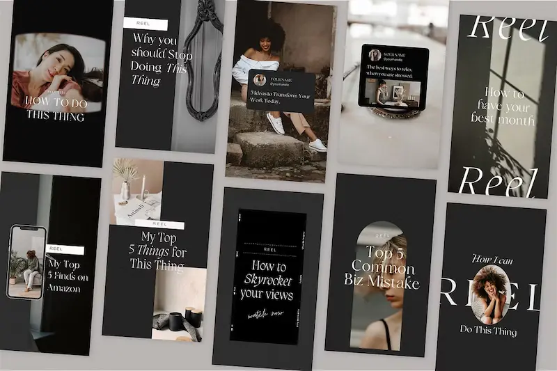 best instagram reel template ideas