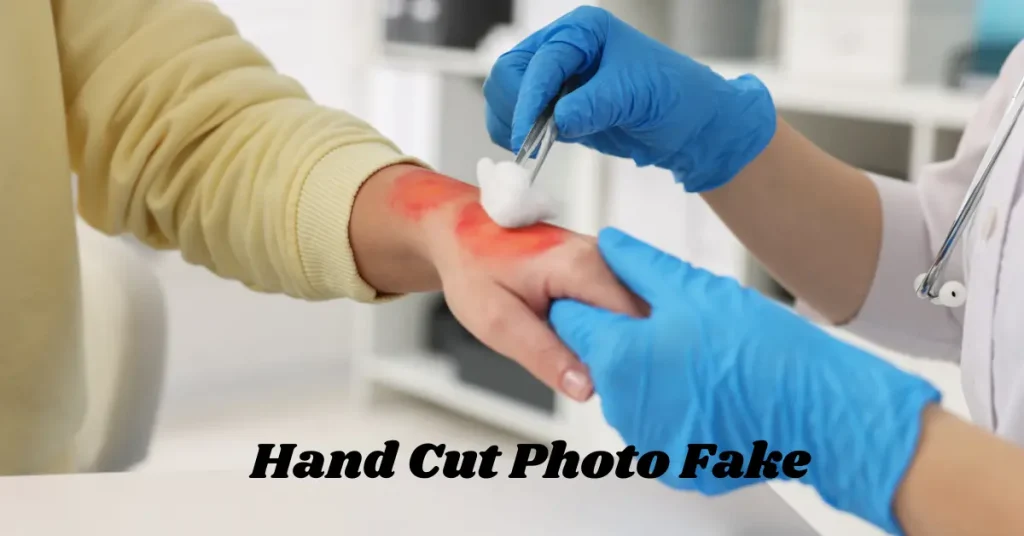 hand cut photo fake