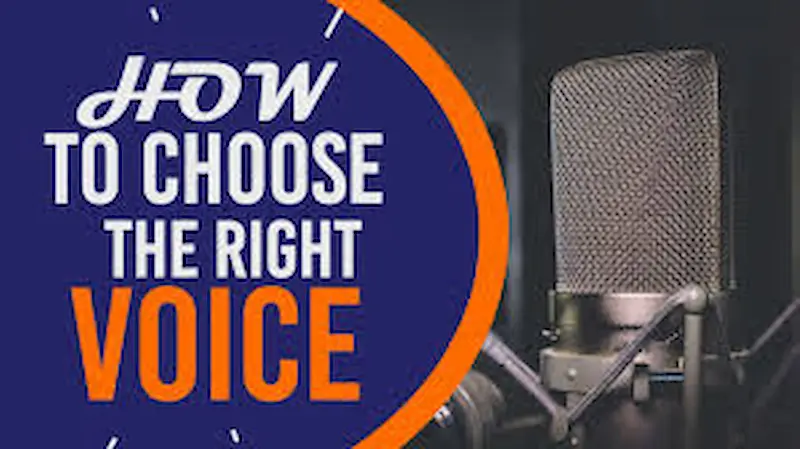 how to choose the right video voice