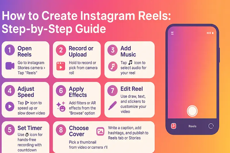 how to use a reels maker
