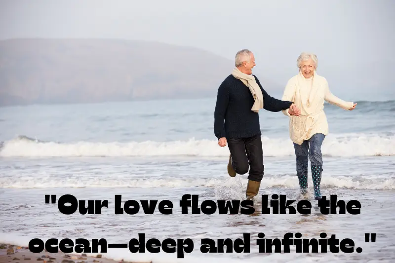 our love flows like the ocean—deep and infinite