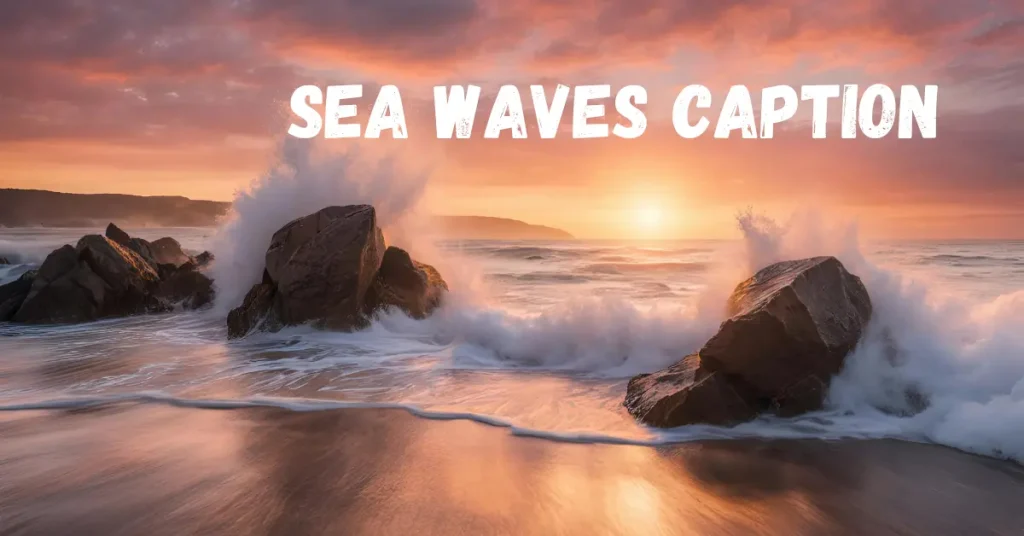 sea waves caption