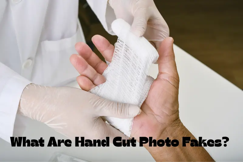 what are hand cut photo fakes