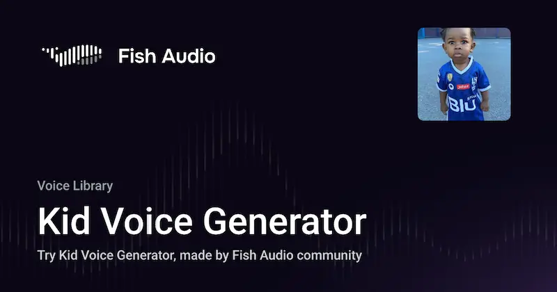 what is a kids voice generator