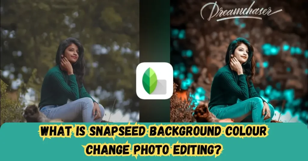 what is snapseed background colour change photo editing